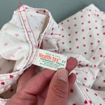 Load image into Gallery viewer, Vintage Healthtex the All American Jean Polka Dot Heart Overalls 3T USA
