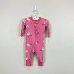 Load image into Gallery viewer, Hanna Andersson Pink Bunny Rabbit PJs 60 cm 6-9 Months
