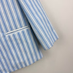 Load image into Gallery viewer, Vintage Monsieur Adolfo Blue Striped Blazer 5T USA
