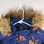 Load image into Gallery viewer, Mini Rodini K2 Wild Duck Padded Parka Winter Coat Navy 128-134 cm 7-9
