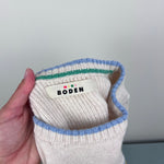 Load image into Gallery viewer, Mini Boden All Over Fair Isle Sweater Easter Farm Animals 7-8
