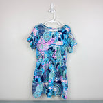 Load image into Gallery viewer, Lilly Pulitzer Girls Stasia Dress Multi Lookin Sharp M 6-7
