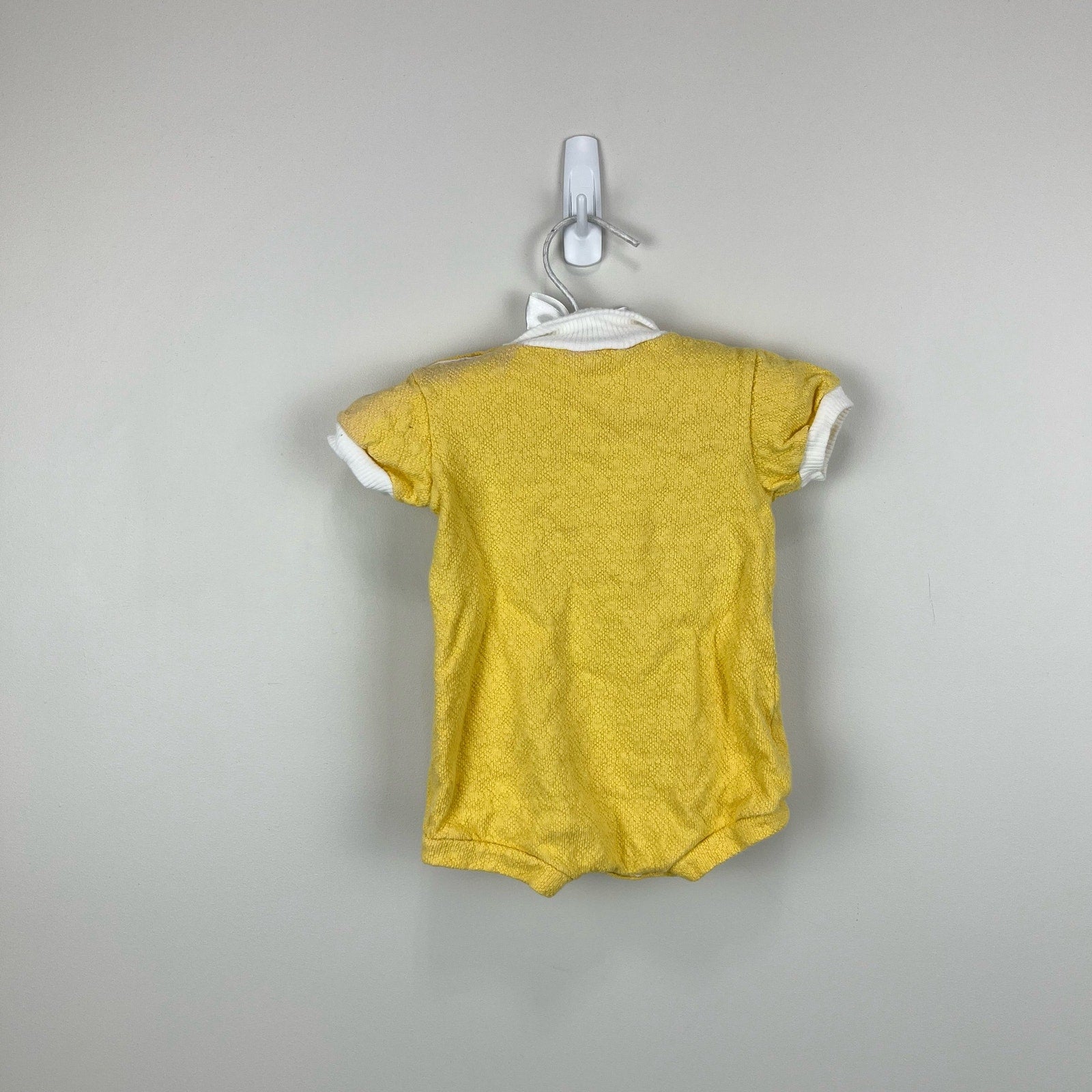 Vintage Carter's Yellow Balloon Romper 6 Months