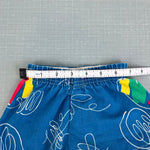 Load image into Gallery viewer, Vintage Blue Printed Track Shorts 2T USA
