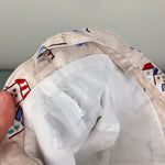 Load image into Gallery viewer, Mayoral Printed Two Piece Dungarees and Sun Hat Set 6-9 Months
