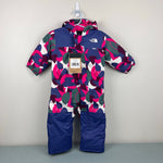 Load image into Gallery viewer, The North Face Baby Freedom Snow Suit Mr. Pink Big Abstract Print 6-12 Months NWT
