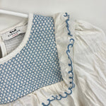 Load image into Gallery viewer, Cyrillis Paris Long Sleeve Smocked Ruffle Blouse 12
