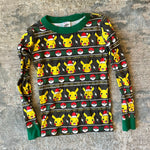 Load image into Gallery viewer, Hanna Andersson Pokemon Pikachu Christmas Pajamas 130 cm 8
