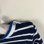 Load image into Gallery viewer, Florence Eiseman Stripe Knit Christmas Tree Longall Romper 24 Months
