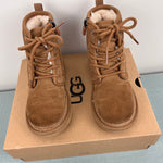 Load image into Gallery viewer, Ugg Kids' Neumel High Suede Sheepskin Chukka Boot Chestnut 13
