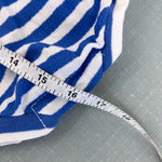 Load image into Gallery viewer, Vintage Healthtex Blue Striped Bird Sunsuit Romper 24 Months USA
