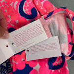 Load image into Gallery viewer, Lilly Pulitzer Girls Ikat Blue Mocean Engineered Mini Donna Dress L 8-10 NWT
