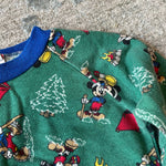 Load image into Gallery viewer, Vintage Mickey's Stuff for Kids Green Camping Sweatsuit 3T USA
