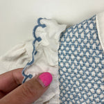 Load image into Gallery viewer, Cyrillis Paris Long Sleeve Smocked Ruffle Blouse 12
