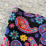 Load image into Gallery viewer, Vintage Oobee Doobee Black Paisley Floral Leggings 24 Months USA
