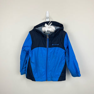 Columbia Boys Blue Windbreaker Jacket 3T