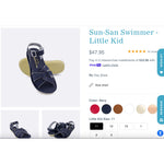 Load image into Gallery viewer, Salt Water Sandals by Hoy Sun-San Swimmer Navy 11
