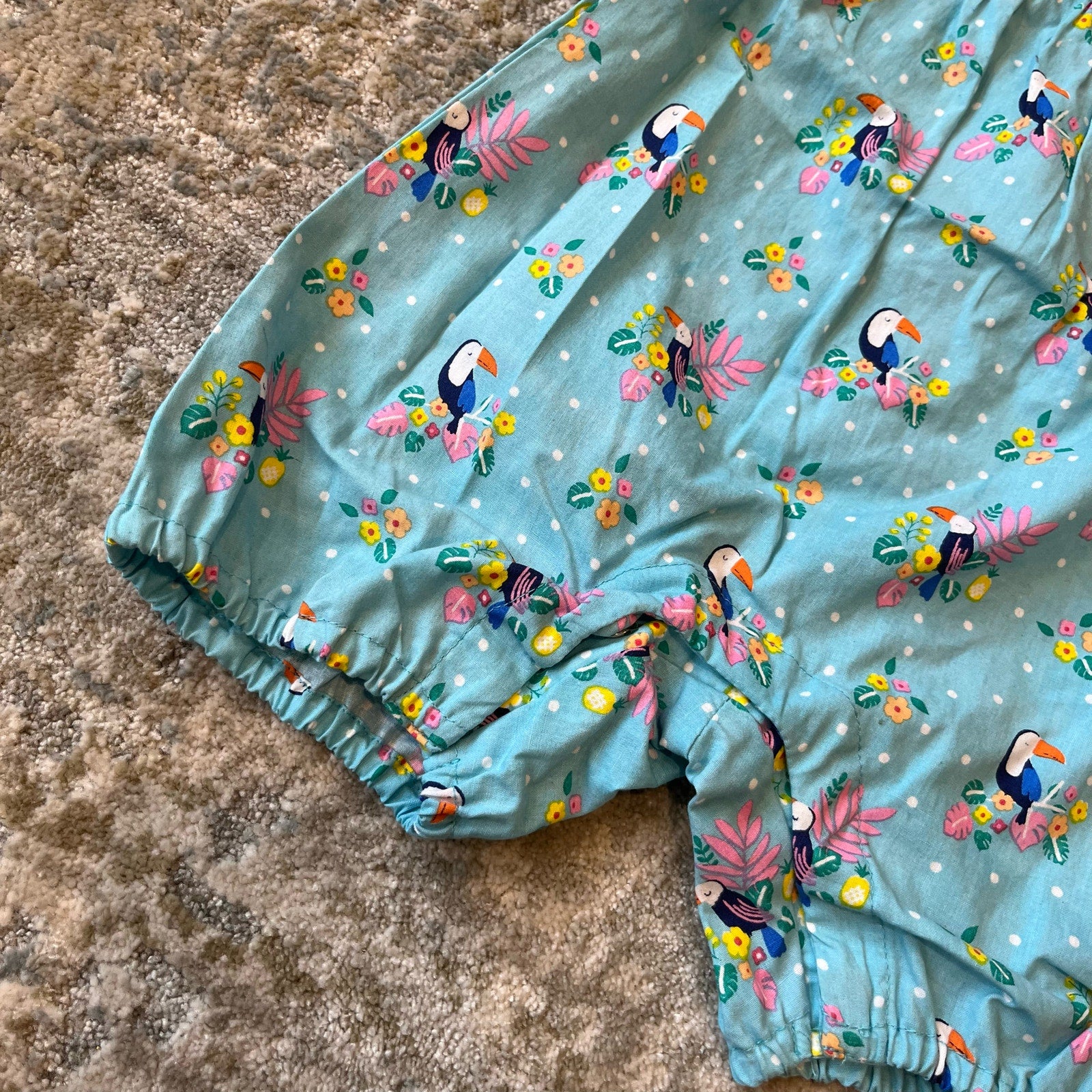 JoJo Maman Bebe Tucan Sunsuit 0-3 Months NWT