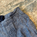 Load image into Gallery viewer, Janie and Jack Balto Blue Baby Linen Joggers 0-3 Months

