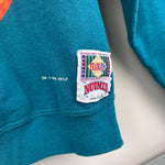 Load image into Gallery viewer, Vintage Nutmeg Mills Team NFL 1994 Miami Dolphins Sweatshirt USA
