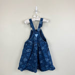 Load image into Gallery viewer, Vintage OshKosh B'gosh Blue Floral Jumper 5T USA
