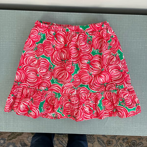 Lilly Pulitzer Girls Punkin Chunkin Bella Skirt Medium 6-7