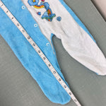 Load image into Gallery viewer, Vintage Disney Babies Blue Mickey Mouse Terry Airplane Footie Baby Boy
