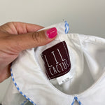 Load image into Gallery viewer, Lil Cactus Applique Easter Bunny Shortall Romper 6-12 Months
