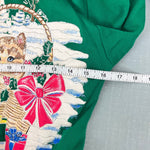 Load image into Gallery viewer, Vintage Classic Blues Christmas Cats Sweatshirt 7/8 USA
