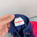 Load image into Gallery viewer, Vintage Healthtex Navy Red Hockey Sweatshirt 4T USA
