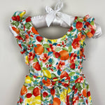 Load image into Gallery viewer, Luli &amp; Me Ruffle Fruit Sun Suit Romper 18 Months
