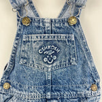 Load image into Gallery viewer, Vintage OshKosh B'gosh Acid Wash Denim Smiley Shortalls 4T USA

