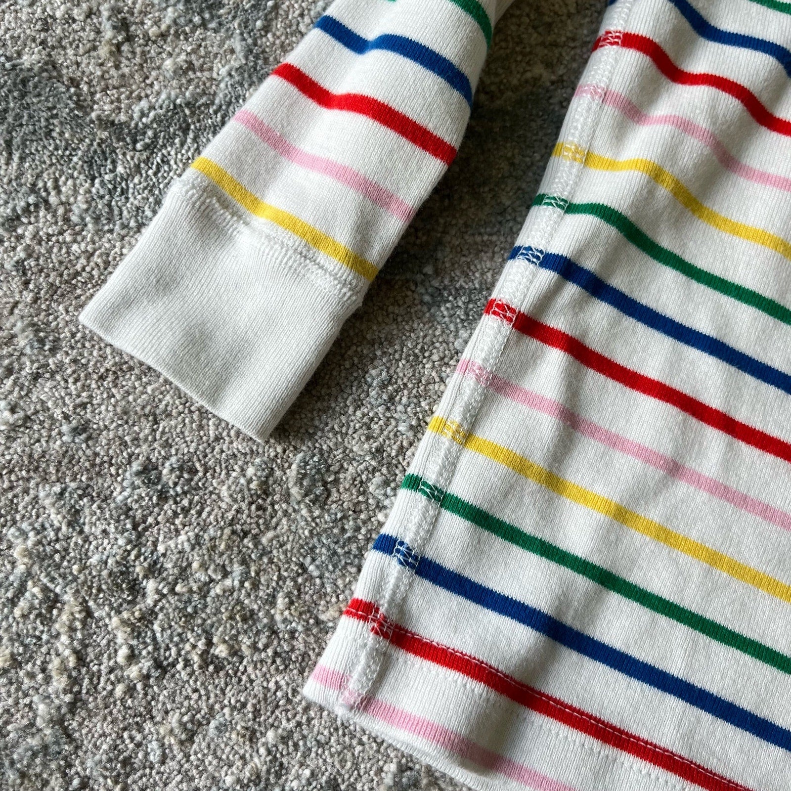 Hanna Andersson Rainbow Striped Pajamas 80/85 cm 2T