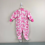 Load image into Gallery viewer, Vintage Dr. Denton Fleece Blanket Sleeper Pajamas Pink Bows 2T NWOT
