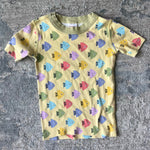 Load image into Gallery viewer, Hanna Andersson Yellow Fish Short John Pajamas 110 cm 5T

