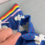 Load image into Gallery viewer, Mini Boden Jersey Skort Blue Love Clouds 6-7
