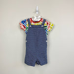 Load image into Gallery viewer, Mini Boden Short Jersey Overalls Set 18-24 Months
