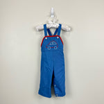 Load image into Gallery viewer, Vintage Blue Car Overalls 6-9 Months
