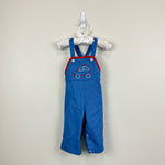 Load image into Gallery viewer, Vintage Blue Car Overalls 6-9 Months
