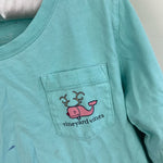 Load image into Gallery viewer, Vineyard Vines Reindeer Whale Pocket Tee 4T
