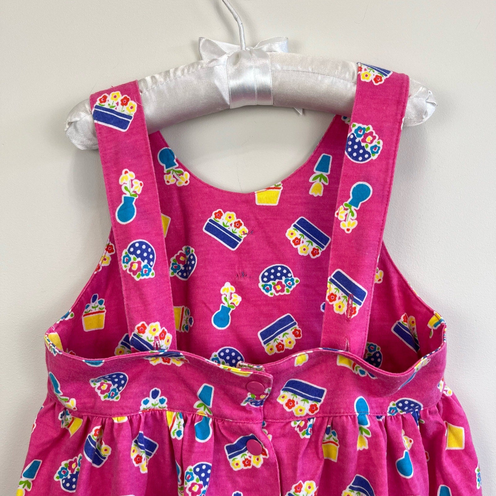 Vintage Kids Classics Pink Garden Dress 6