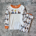Load image into Gallery viewer, Hanna Andersson Peanuts Fall Long John Pajamas 110 cm 5T
