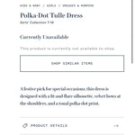 Load image into Gallery viewer, Ralph Lauren Girls Polka Dot Tulle Dress Black 10
