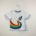 Load image into Gallery viewer, Gymboree Rainbow Rocket Tee 4T
