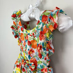 Load image into Gallery viewer, Luli &amp; Me Ruffle Fruit Sun Suit Romper 18 Months
