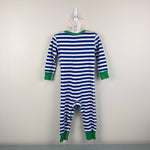 Load image into Gallery viewer, Hanna Andersson Blue Striped Pajamas 80 cm 18-24 Months

