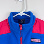 Load image into Gallery viewer, Vineyard Vines Blue Red Fleece Shep Shirt S 8-10
