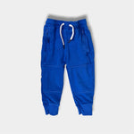 Load image into Gallery viewer, Hanna Andersson Slim Fit French Terry Double Knee Sweatpants Blue 90 cm 3T
