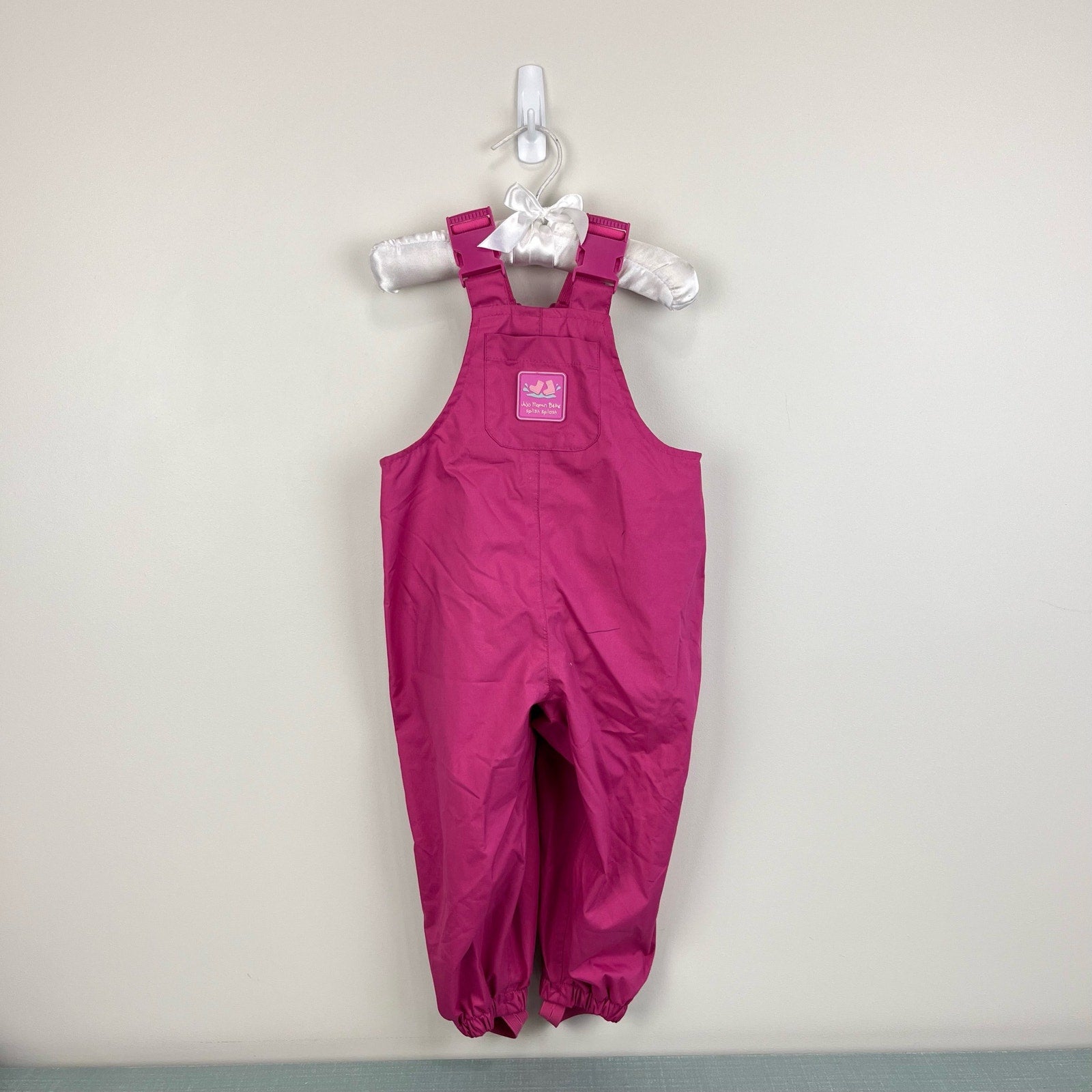 JoJo Maman Bebe Pack-Away Waterproof Dungarees 12-18 Months