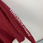 Load image into Gallery viewer, Vineyard Vines Boys' Textured Football Whale Long-Sleeve Pocket T-Shirt Burgundy 7
